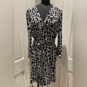 Calvin Klein Faux Wrap Dress Size 2-4